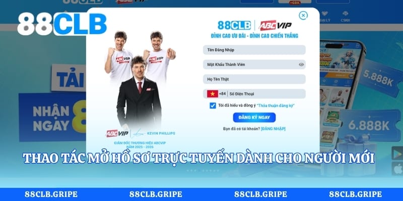 Thao tác mở hồ sơ trực tuyến dành cho người mới vô cùng đơn giản