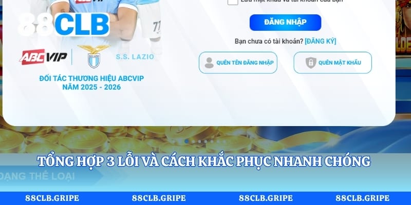 Tổng hợp 3 lỗi và cách khắc phục nhanh chóng